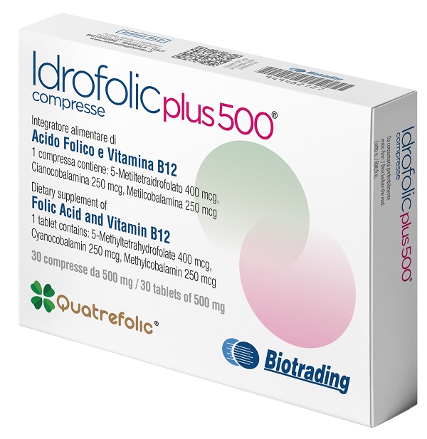 IDROFOLIC PLUS 500 30 COMPRESSE - Farmapanda Srl