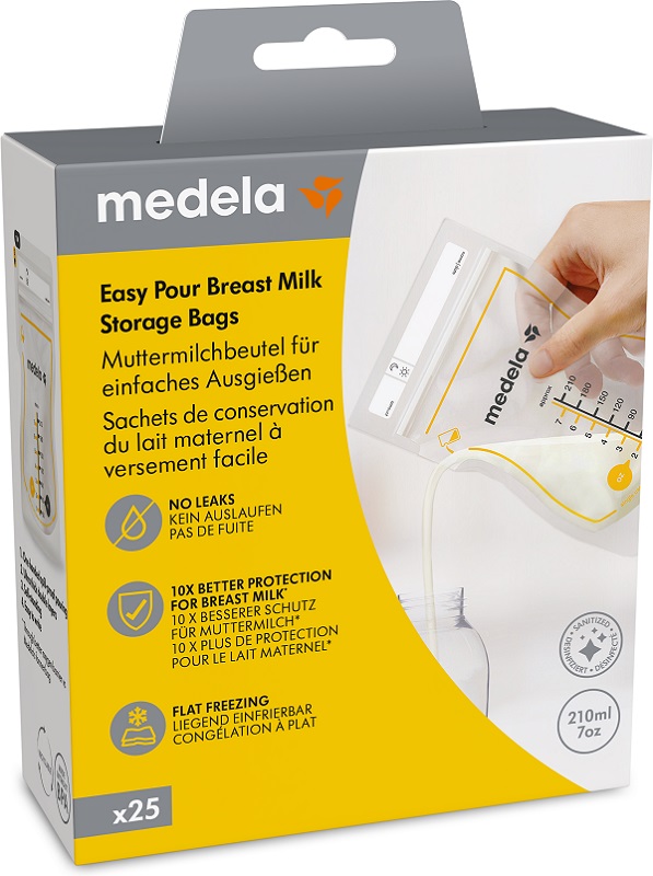 EASY POUR SACCA CONSERVAZIONE LATTE MATERNO 25 PEZZI - Farmapanda Srl