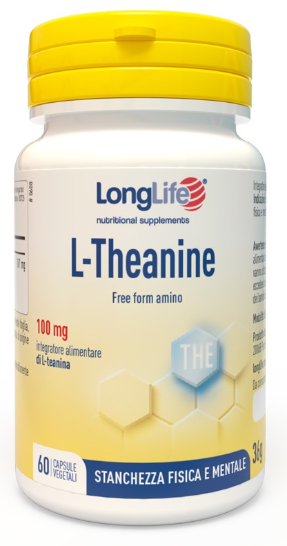 LONGLIFE L-THEANINE 60 CAPSULE VEGETALI DA 600 MG - Farmapanda Srl