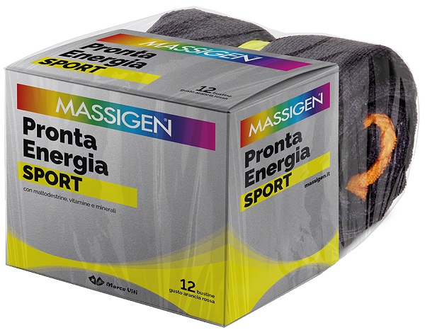 MASSIGEN PRONTA ENERGIA 12 BUSTINE + TELO MARE - Farmapanda Srl