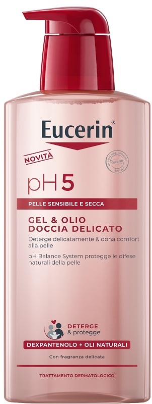 EUCERIN GEL & OLIO DOCCIA DELICATO 400 ML - Farmapanda Srl