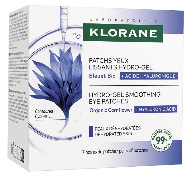 KLORANE BLEUET PATCH OCCHI LEV HYDRO-GEL 7 PEZZI DA 2 PATCH - Farmapanda Srl