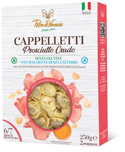 PASTA DI VENEZIA CAPPELLETTI AL CRUDO SENZA GLUTINE STAB 250 G - Farmapanda Srl
