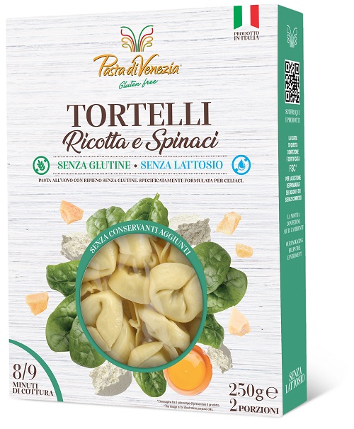 PASTA DI VENEZIA TORTELLI RICOTTA E SPINACI SENZA GLUTINE STAB  250 G - Farmapanda Srl