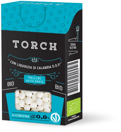 TORCH LIQUIRIZIA PALLINI MENTA BIO 20 G - Farmapanda Srl