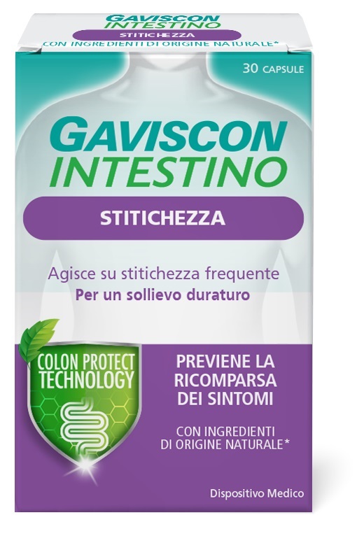GAVISCON INTESTINO STITICHEZZA 30 CAPSULE - Farmapanda Srl