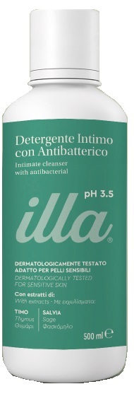 ILLA DETERGENTE INTIMO ANTIBATTERICO PH 3,5 500 ML - Farmapanda Srl