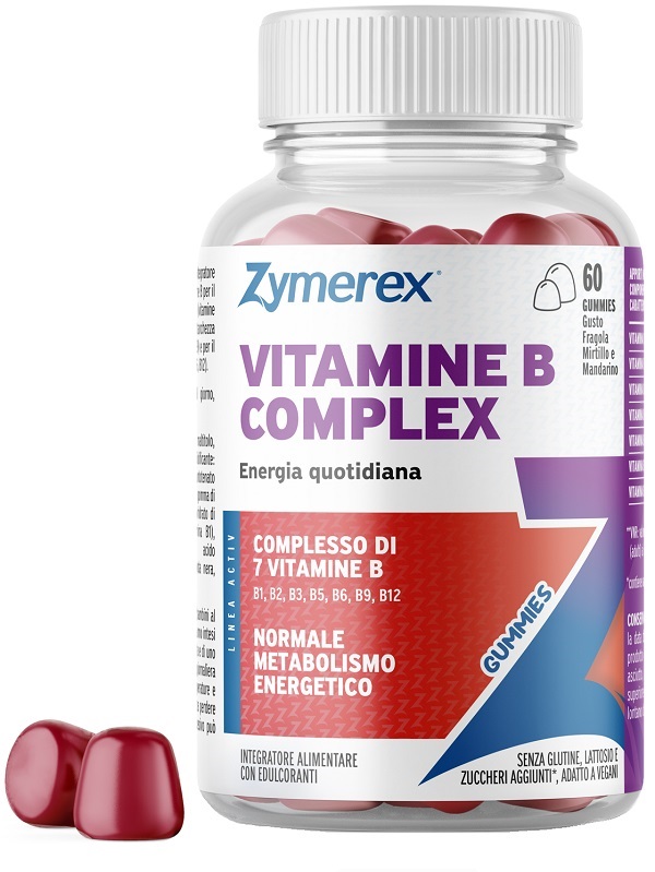 ZYMEREX VITAMINE B COMPLEX 60 GUMMIES - Farmapanda Srl