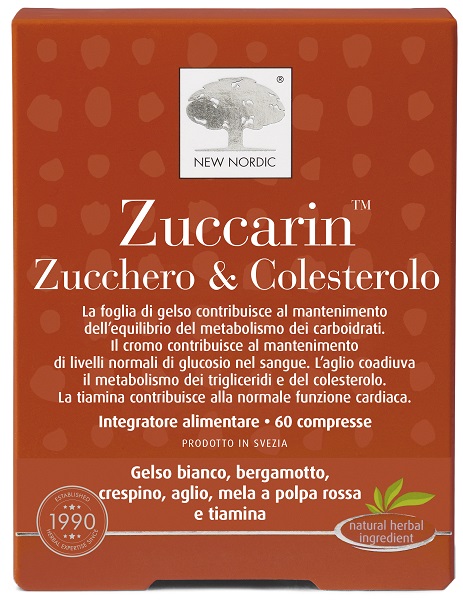 ZUCCARIN ZUCCHERO & COLESTEROLO 60 COMPRESSE - Farmapanda Srl
