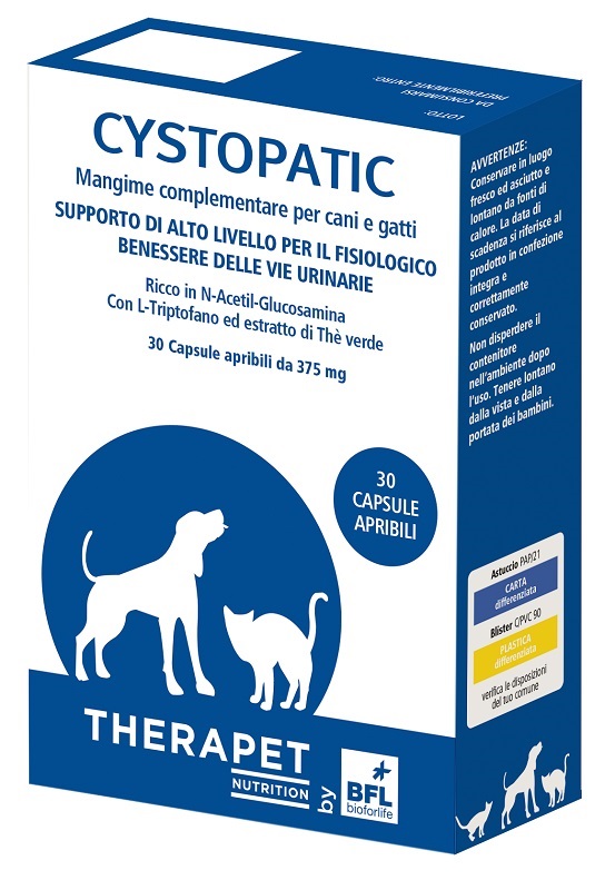 CYSTOPATIC THERAPET 30 CAPSULE - Farmapanda Srl