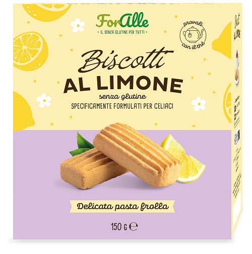 FORALLE BISCOTTI LIMONE 150 G - Farmapanda Srl