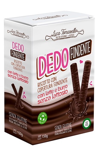 DEDO FONDENTE BISCOTTO COPERTURA FONDENTE 150 G - Farmapanda Srl