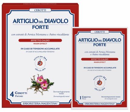 ARTIGLIO FORTE CEROTTI 4 PEZZI - Farmapanda Srl