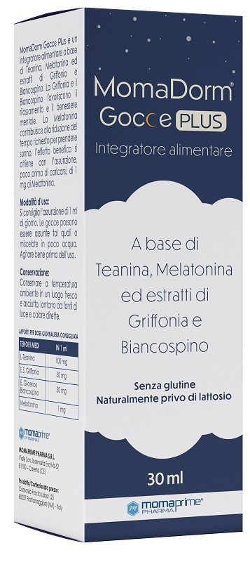 MOMADORM GOCCE PLUS 30 ML - Farmapanda Srl