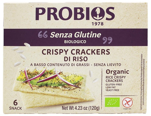 CRISPY CRACKERS RISO 6 PEZZI DA 20 G - Farmapanda Srl
