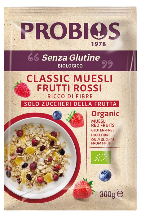 PROBIOS CLASSIC MUESLI FRUTTI ROSSI 300 G - Farmapanda Srl