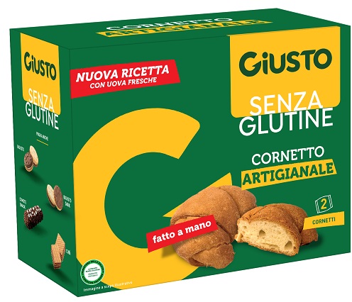 GIUSTO SENZA GLUTINE CORNETTO CLASSICO 2 PEZZI DA 80 G NUOVA RICETTA - Farmapanda Srl