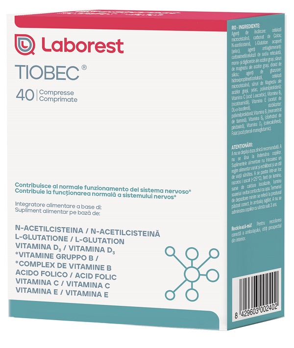 TIOBEC 40 COMPRESSE - Farmapanda Srl