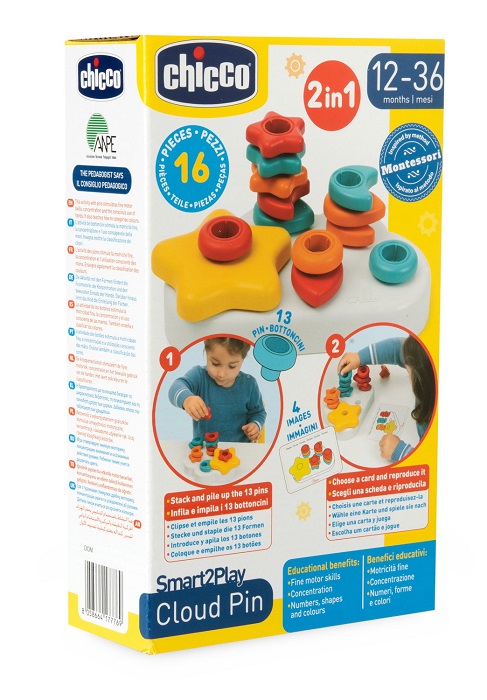 CHICCO GIOCO SMART2PLAY NUVOLA 2IN1 - Farmapanda Srl