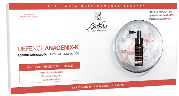 DEFENCE ANAGENIX K LOZIONE ANTI CADUTA 6 FLACONCINI 15 ML - Farmapanda Srl