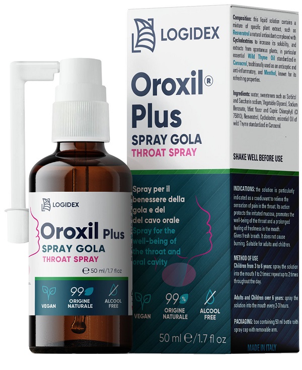 OROXIL PLUS SPRAY GOLA CAVO ORALE 50 ML - Farmapanda Srl