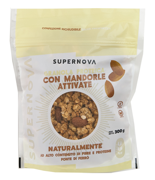 SUPERNOVA GRANOLA ORIGINAL MANDORLE ATTIVATE 300 G - Farmapanda Srl