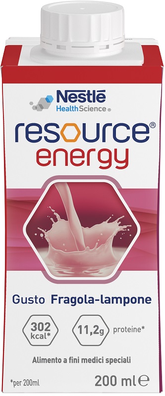RESOURCE ENERGY FRAGOLA-LAMPONE 200 ML - Farmapanda Srl