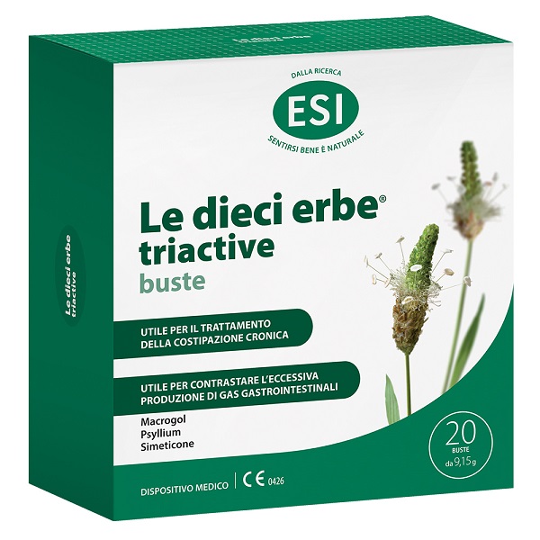 ESI LE DIECI ERBE TRIACTIVE 20 BUSTINE - Farmapanda Srl