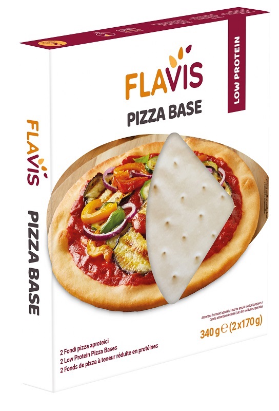 FLAVIS PIZZA BASE 2 FONDI PIZZA APROTEICI DA 170 G - Farmapanda Srl