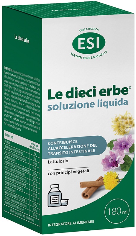 ESI LE DIECI ERBE SOLUZIONE LIQUIDA 180 ML - Farmapanda Srl