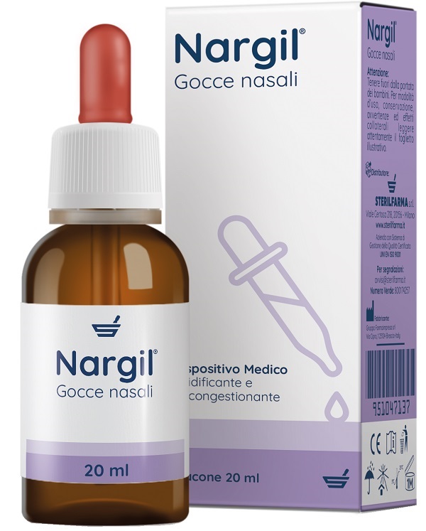 GOCCE NASALI NARGIL 20 ML - Farmapanda Srl