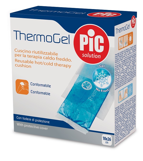 CUSCINO THERMOGEL 10X26 CM TERAPIA CALDO FREDDO CON FODERA ITC - Farmapanda Srl