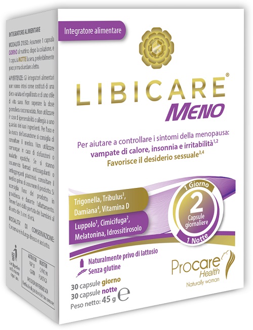 LIBICARE MENO 60 CAPSULE - Farmapanda Srl