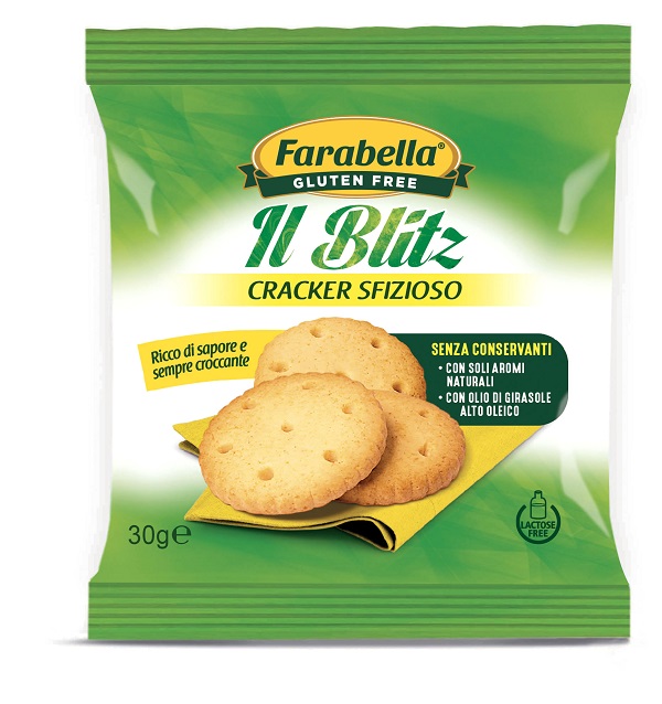 FARABELLA GLUTEN FREE IL BLITZ CRACKER SFIZIOSO SENZA LATTOSIO 30 G - Farmapanda Srl