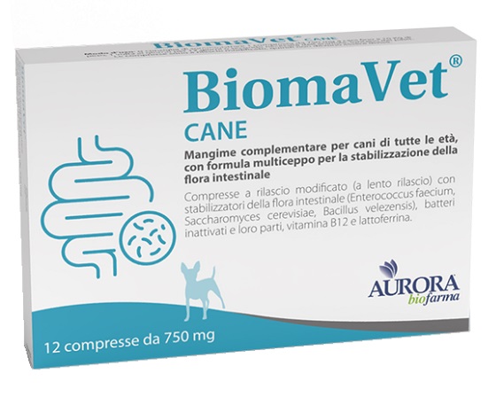 BIOMAVET CANE 750MG 12 COMPRESSE - Farmapanda Srl