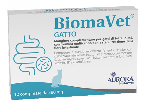 BIOMAVET GATTO 380MG 12 COMPRESSE - Farmapanda Srl