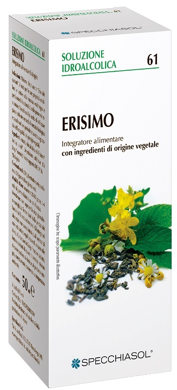 ERISIMO 61 SOLUZIONE IDROALCOLICA 50 ML - Farmapanda Srl
