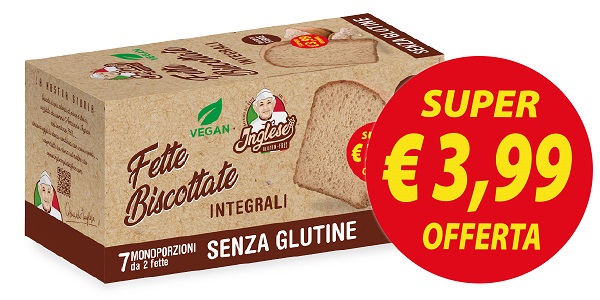 INGLESE FETTE BISCOTTATE INTEGRALI 200 G PROMO - Farmapanda Srl