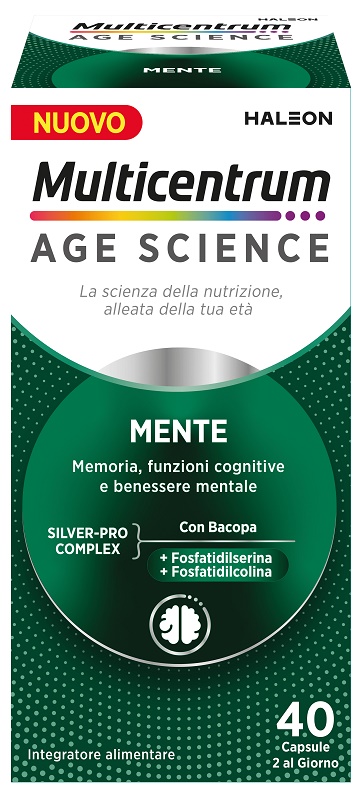 MULTICENTRUM AGE SCIENCE MENTE 40 CAPSULE - Farmapanda Srl
