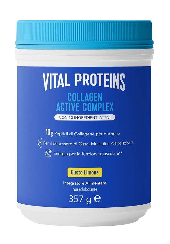 VITAL PROTEINS COLLAGEN ACTIVE COMPLEX LIMONE 357 G - Farmapanda Srl