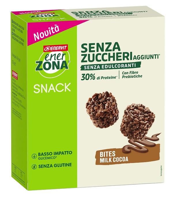 ENERZONA BITES MILK COCOA NAS 24 G 5 PEZZI - Farmapanda Srl