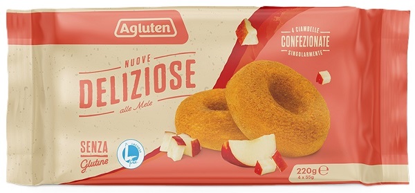 AGLUTEN NUOVE DELIZIOSE 4 PEZZI DA 55 G - Farmapanda Srl
