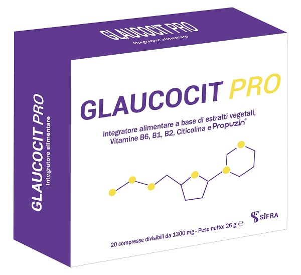 GLAUCOCIT PRO 20 COMPRESSE DIVISIBILI DA 1300 MG - Farmapanda Srl