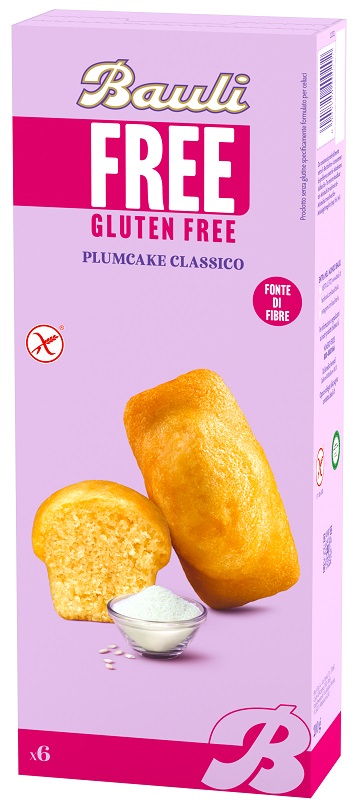 BAULI FREE PLUMCAKE CLASSICO 6 PEZZI DA 35 G - Farmapanda Srl