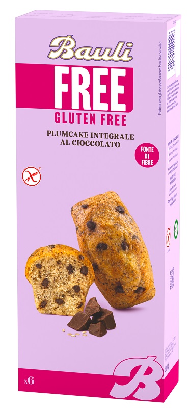 BAULI FREE PLUMCAKE INTEGRALE CIOCCOLATO 6 PEZZI DA 35 G - Farmapanda Srl