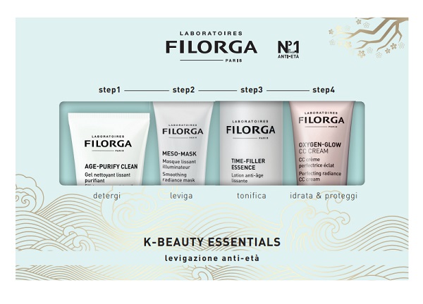 FILORGA VERDE SPRING EDITION COFANETTO 1 AGE PURIFY CLEAN 50 ML + 1 MESO MASK 30 ML + 1 TIME FILLER ESSENCE 150 ML + 1 OXYGEN GLOW CC CREAM 40 ML - Farmapanda Srl