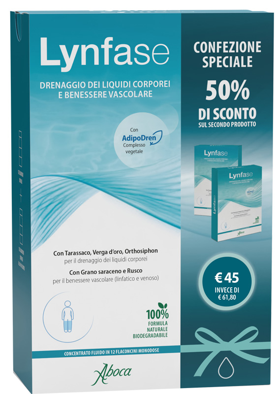 LYNFASE FLACONCINI CONFEZIONE SPECIALE 1+50% 1+1 DEL 989638477 - Farmapanda Srl
