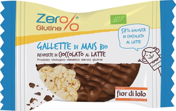ZER% GLUTINE GALLETTE MAIS RICOPERTE DI CIOCCOLATO AL LATTE BIO 32 G - Farmapanda Srl