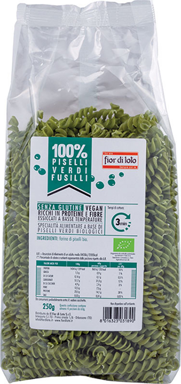 FUSILLI DI PISELLI BIO 250 G - Farmapanda Srl