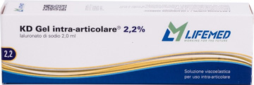 SIRINGA INTRA-ARTICOLARE KD GEL 2,2% ACIDO IALURONICO 2 ML - Farmapanda Srl